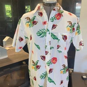 Jurassic Park Button down T